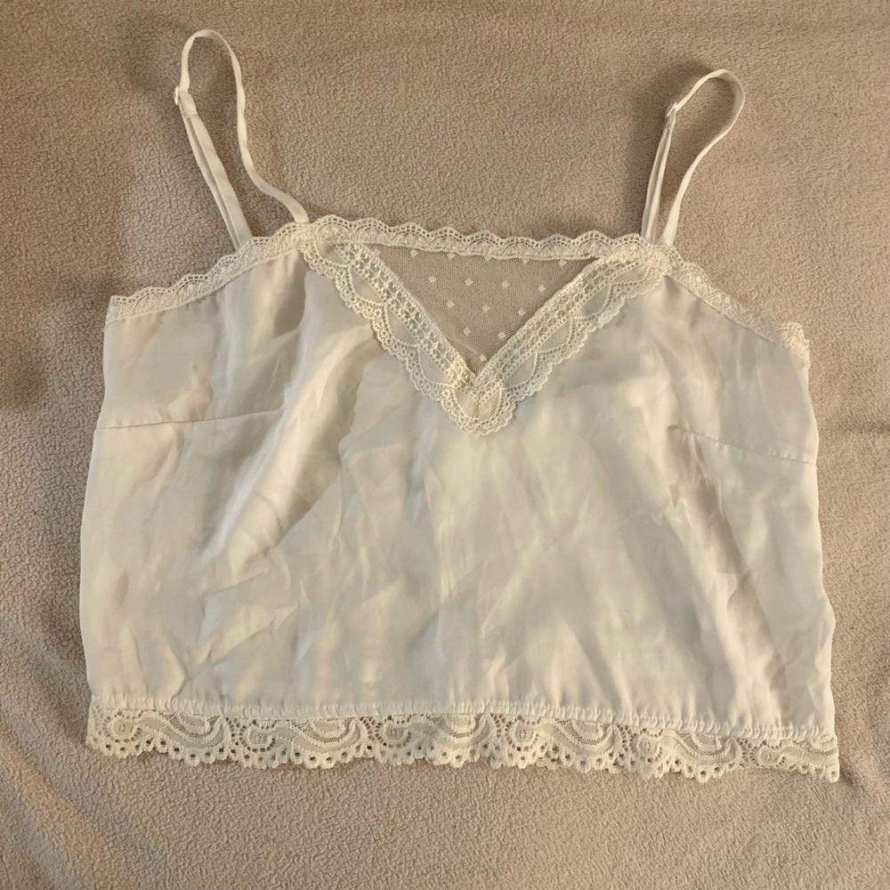 Brandy Melville lace tank top